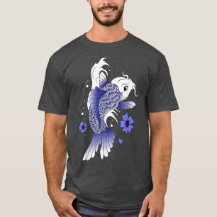 Japan Koi Lovers Japanese Fish Cherry Blossom2099 T-Shirt