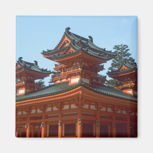 Japan, Kyoto, Colourful Heian Jingu Temple, Magnet