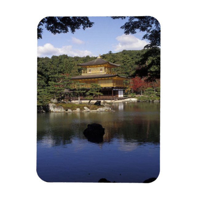 Japan, Kyoto, Golden Pavilion, Zen Temple Magnet (Vertical)
