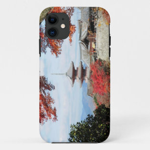 Japan, Kyoto. Kiyomizu temple in Autumn colour iPhone 11 Case