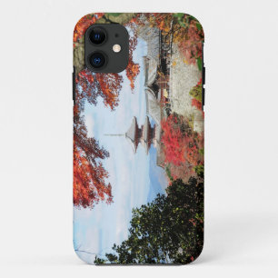 Japan, Kyoto. Kiyomizu temple in Autumn colour iPhone 11 Case