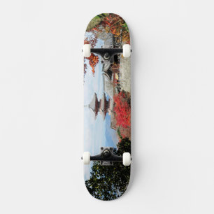 Japan, Kyoto. Kiyomizu temple in Autumn colour Skateboard