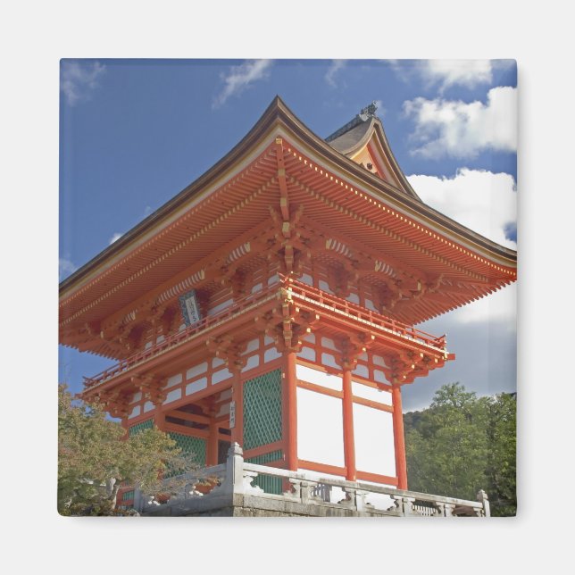 Japan, Kyoto, Soaring Gate of Temple Magnet (Front)