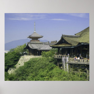 Japan, Kyoto, The View from Kiyomizu Temple Poster
