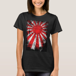Japan Land Of The Rising Sun Nippon War Flag  T-Shirt