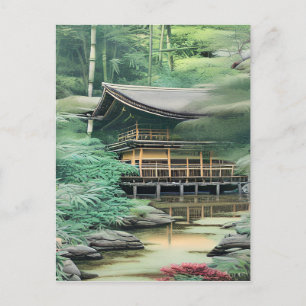 Japan Landscape Graphic Postcard
