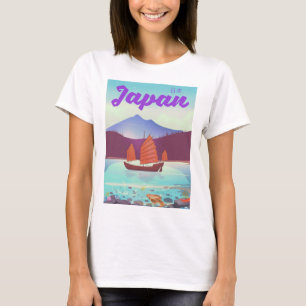 japan landscape travel poster T-Shirt