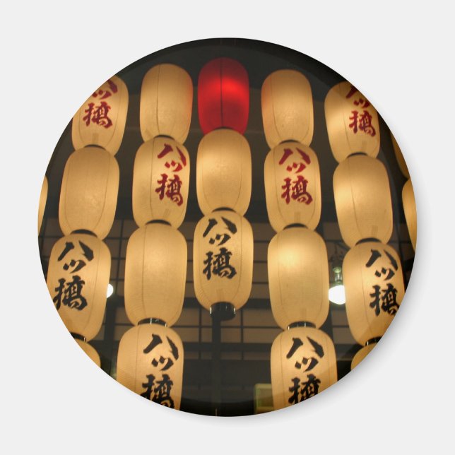 japan lanterns magnet (Front)