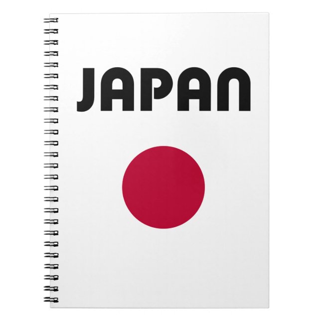Japan Large Red Dot Light Colour Notebook (Front)