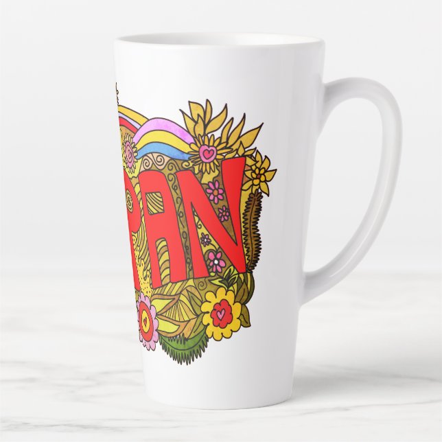 japan latte mug (Right)