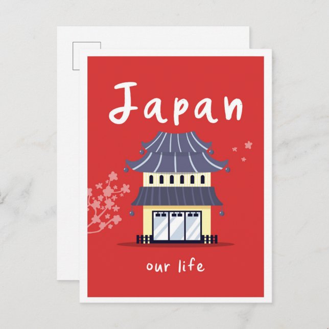 Japan Life Vintage Travel Postcard (Front/Back)
