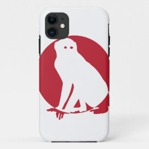 Japan Macaque Japanese National Animal Flag iPhone 11 Case