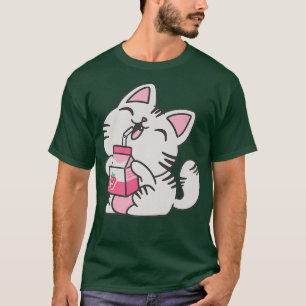 Japan Manga Harajuku Graphic Kitty Premium  T-Shirt