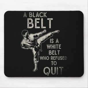 Japan Martial Arts Sparring Ninja Black Belt Mouse Pad