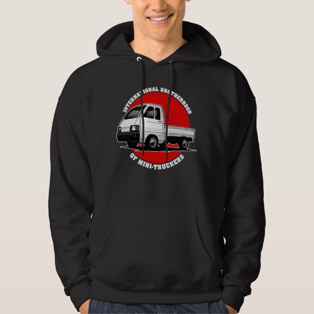 Japan Mini Truck Kei Car 4wd Off Road Dad Truck Me Hoodie (Front)