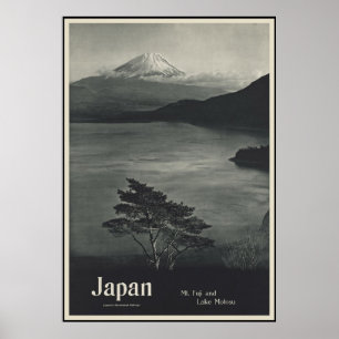 Japan Mount Fuji and Lake Motosu Poster