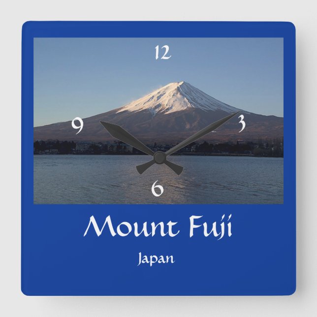 Japan - Mount Fuji Picture Wall Clock (Front)
