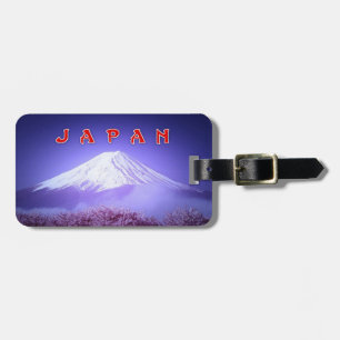 Japan Mount Fuji stylised Luggage Tag