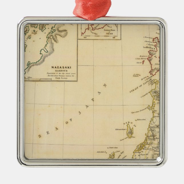 Japan, Nagasaki Metal Tree Decoration (Front)