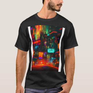 Japan Neon City Lights 2 T-Shirt