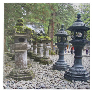 Japan, Nikko. Toshogu Shrine and mausoleum in Ceramic Tile