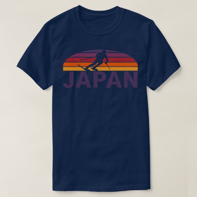Japan Niseko Hokkaido Island Ski Resort Snowboard  T-Shirt (Design Front)