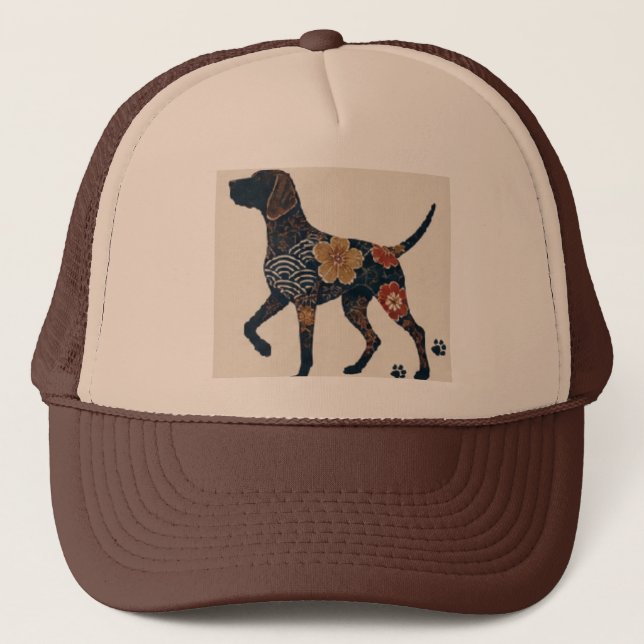Japan pointer trucker hat (Front)