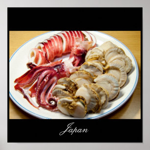 Japan Poster, Food from Japan Poster