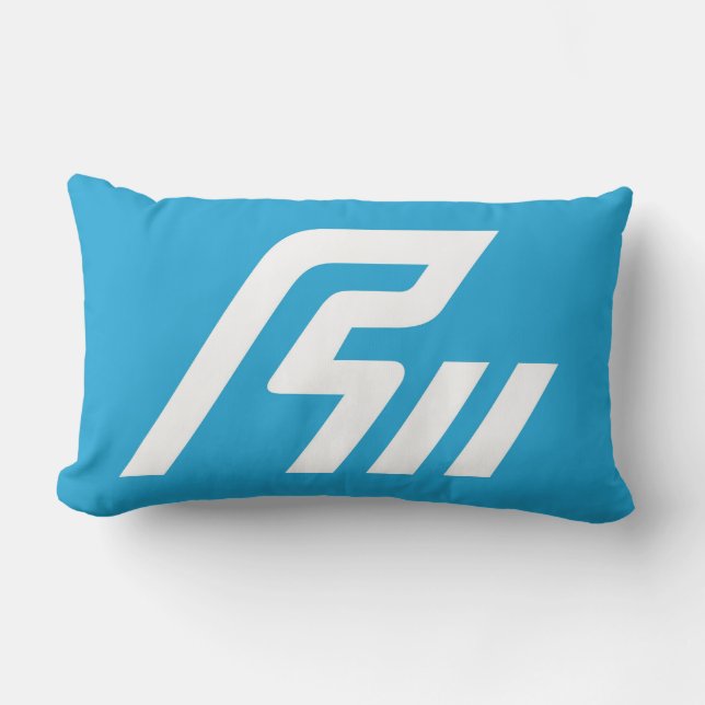 japan prefecture region flag district ishikawa lumbar cushion (Front)