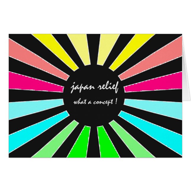JAPAN RELIEF WHAT A CONCEPT (Front Horizontal)