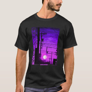 Japan Retro Vibes Vaporwave in Retro Lofi Tokyo St T-Shirt