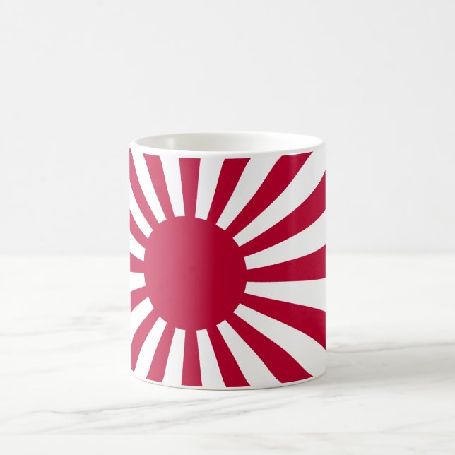 Japan Rising Sun Flag Coffee Mug (Center)