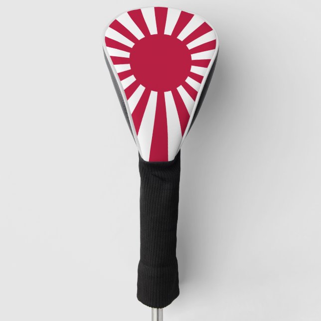 Japan Rising Sun Flag Golf Head Cover (Front)