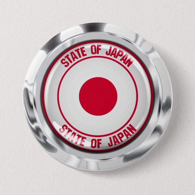 Japan Round Emblem 7.5 Cm Round Badge (Front)