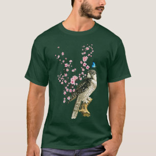 Japan Sakura Cherry Blossom Owl Bird Japanese  T-Shirt