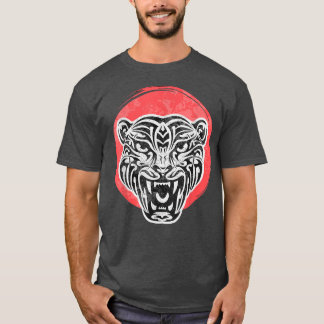 japan Sakura Cherry Blossom Tiger Japanese  T-Shirt