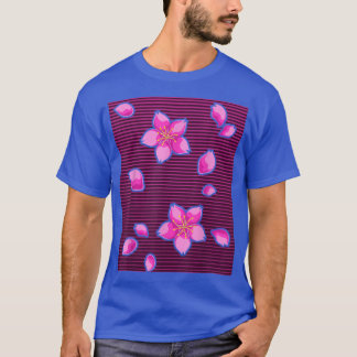 Japan Sakura Flower Blossom 80s Vaporwave Cherry B T-Shirt