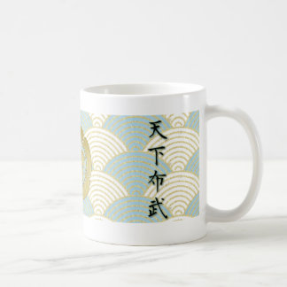 JAPAN SAMURAI KAMON KANJI TENKAFUBU! Syougun Oda Coffee Mug