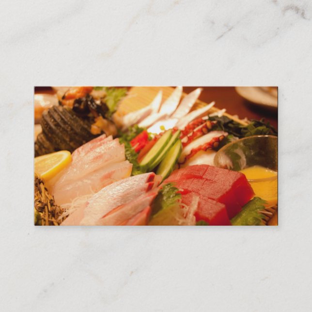 Japan Sashimi Business Card (Front)