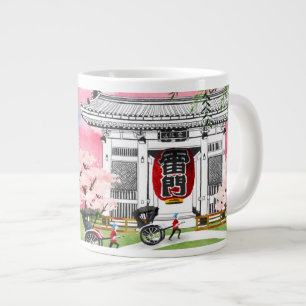 Japan Scene Large Coffee Mug