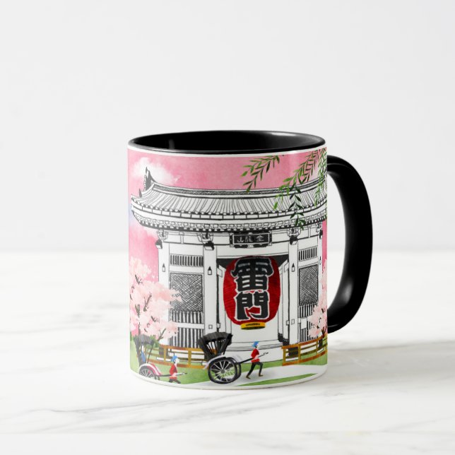 Japan Scene Mug (Front Right)
