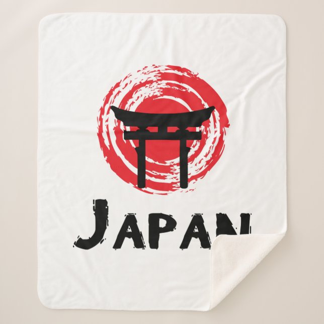 Japan Sherpa Blanket (Front)