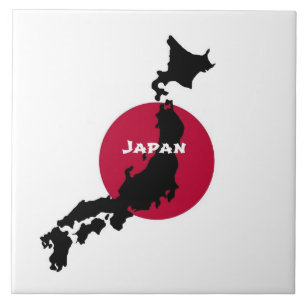 Japan Silhouette Ceramic Tile