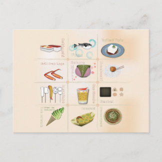 Japan Snack Food Postcard