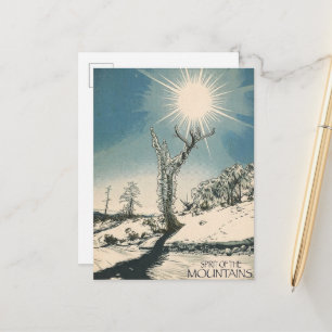 Japan Snow Culture Spirit of the mountain - ポストカード Postcard