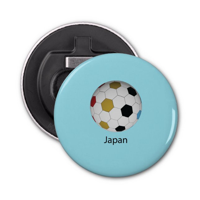 Japan Soccer Bottle Opener (Front)