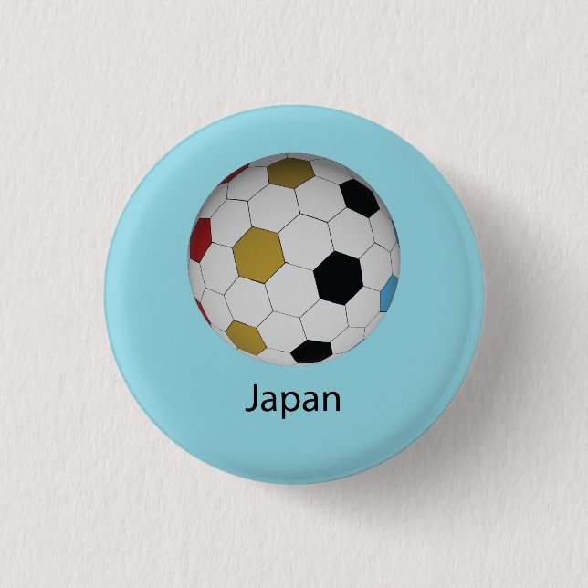 Japan Soccer Button (Front)