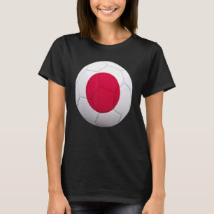Japan Soccer National  Ball Japan Flag Football T-Shirt