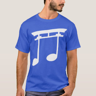 Japan Song Musical Note Zen Temple by Tobe Fonseca T-Shirt