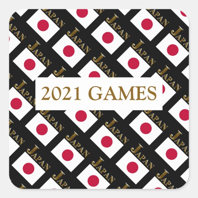 JAPAN SQUARE STICKER (Front)